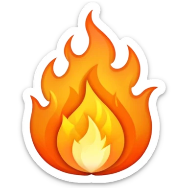 Fire sticker