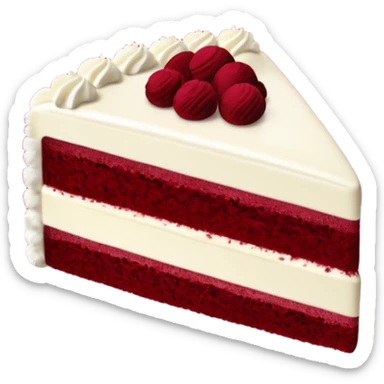 Make red velvet cake emoji for me sticker