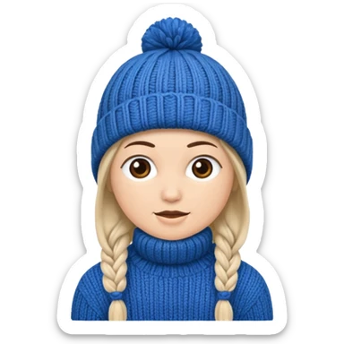 knitted beanie sticker