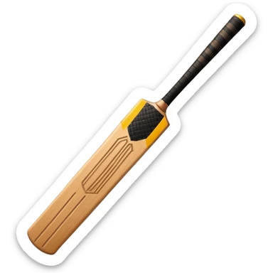 make a emoji of cricket bat sticker
