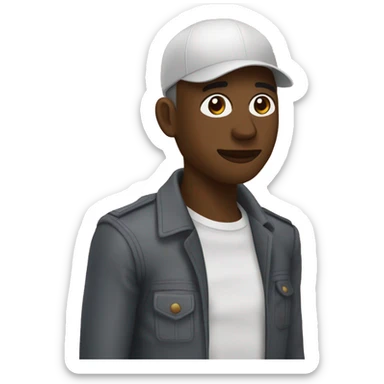 Jovenel Moise qui mange sticker