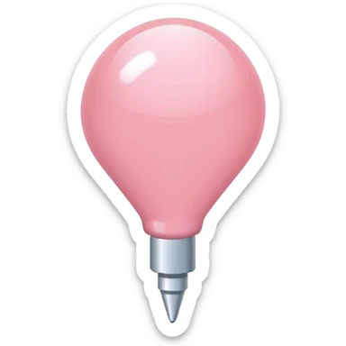 Light Pink push pin sticker