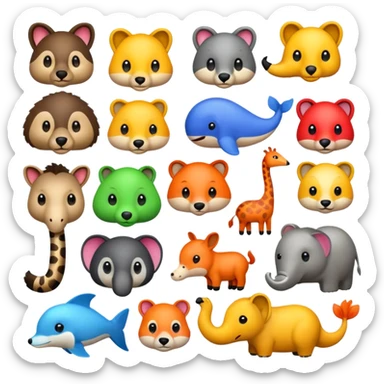 Animals ￼ sticker