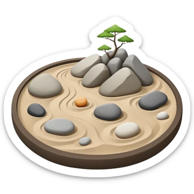 Zen aesthetic detailed decorations sticker