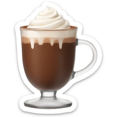 hot chocolate sticker