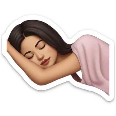 Selena gomez sleeping sticker