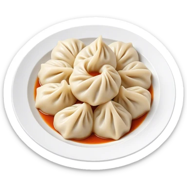 Georgian khinkali dumpling sticker