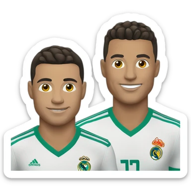 Ronaldo and messe sticker