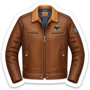 outer Mustang jacket sticker
