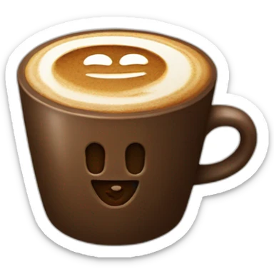 coffee and "GM" sign sticker