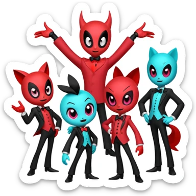 Hazbin hotel sticker