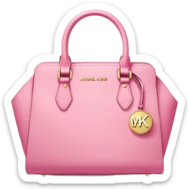 Pink Michael Kors purse sticker