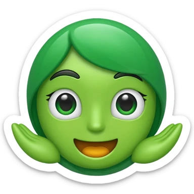 i want in the format how we copy paste whatsapp emoji's Bold up arrow in green color ⬆ sticker