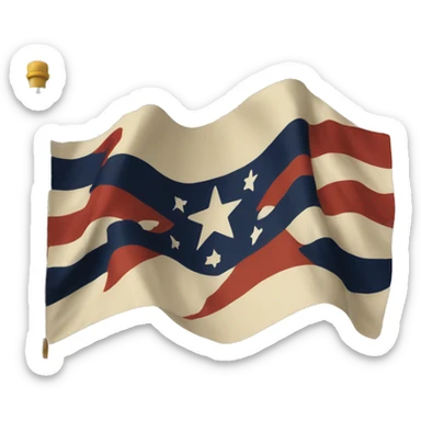 Pontiac flag sticker