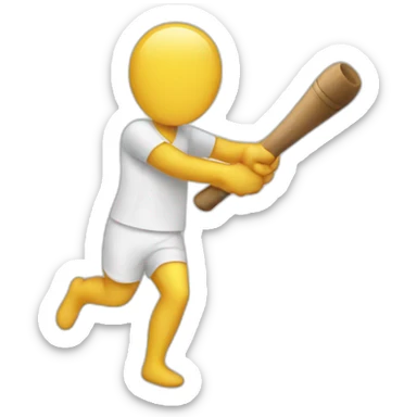 Passing the baton sticker