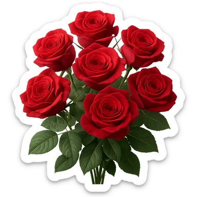 bouquet of  roses , remove background sticker