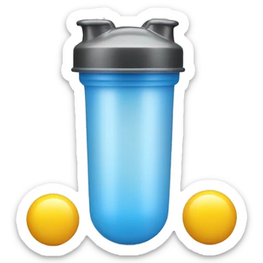 Protein shaker sticker