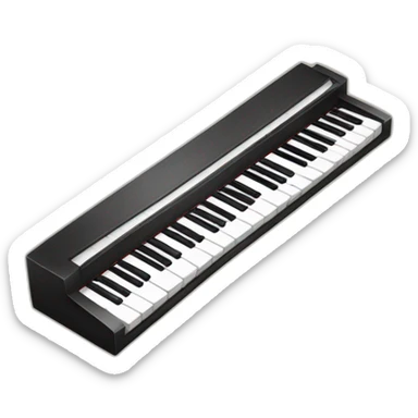 piano keyboard sticker