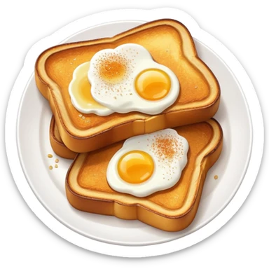 French toast  sticker