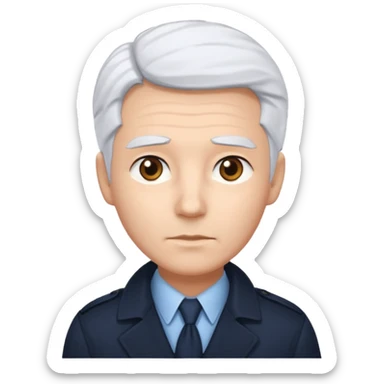 Generate 
1 detective she's white hair covered light eyes fair skin
1 detectective she's black NO HIJAB HAIR OUT BROWN skin  sticker