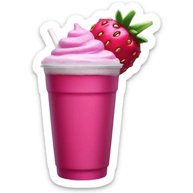 Dunkin Donuts Strawberry Dragonfruit Refreser sticker