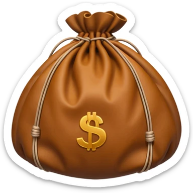 Money bag sticker