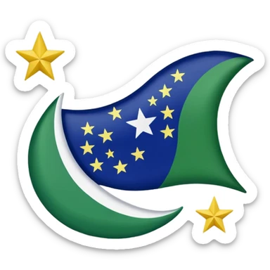 Flag of Kashmir sticker