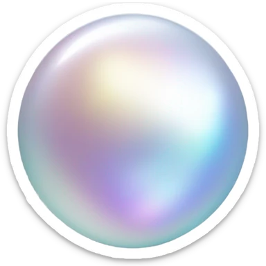 Shining perl stone  sticker