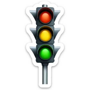 traffic light sticker