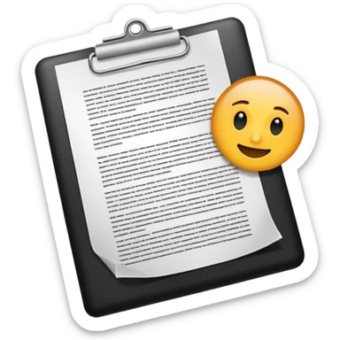 Courtroom Items, Legal Document – official case file or contract

 sticker