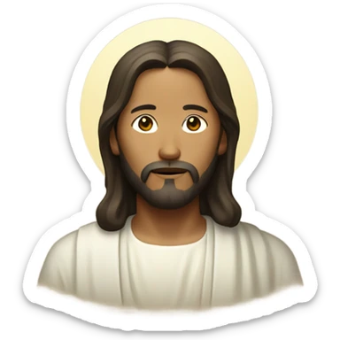 korean jesus sticker