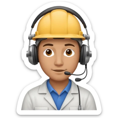 Technicians with Semi-Visual Face(one person) sticker