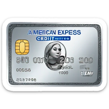 American express credit card sticker
