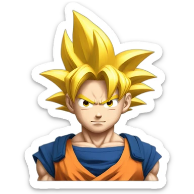 goku face emoji sticker