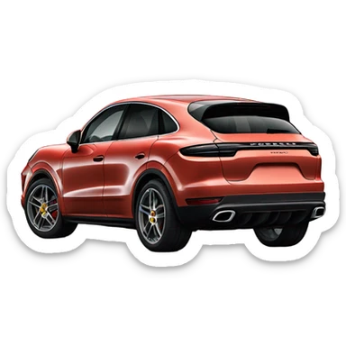 Porsche Cayenne coupe  sticker