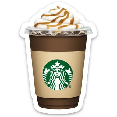 Starbucks drink sticker