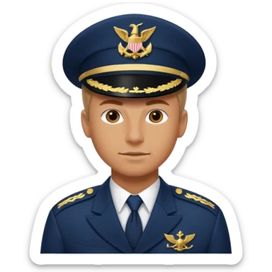 a pumped-up fighter of the navy sticker