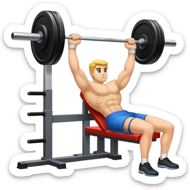 close-grip flat-benchpress sticker
