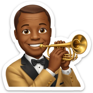 Louis Armstrong sticker