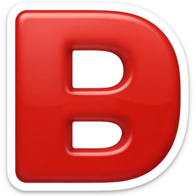 Ayudame hacer un emoji como este 🅰️ pero con la letra D sticker