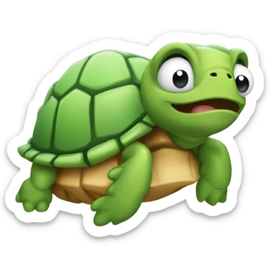 Schildkröte mit Schleife  sticker