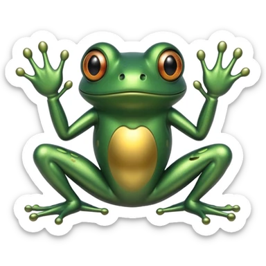 bionic frog sticker