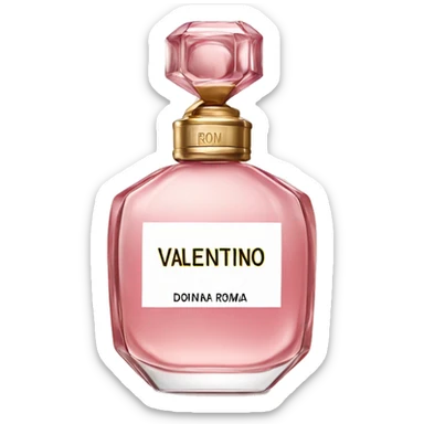 valentino donna born in roma perfume sticker