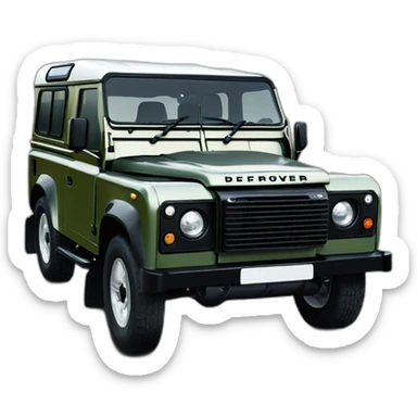 series 2 land rover defender sticker