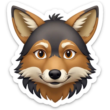  Coyote and Crow sticker