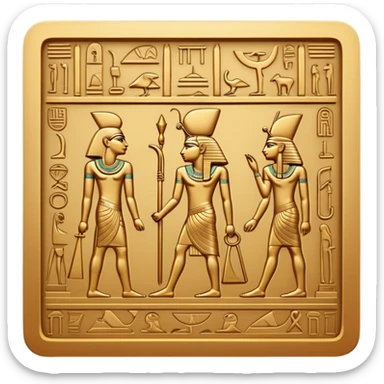 Egyptian hieroglyph sticker