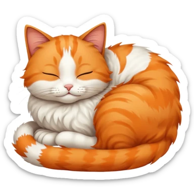 CAT SLEEPING sticker