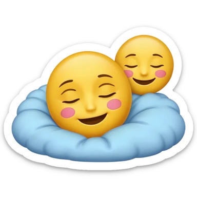 a dreaming emoji sticker