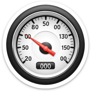 top half of simple speedometer icon for site navigation sticker