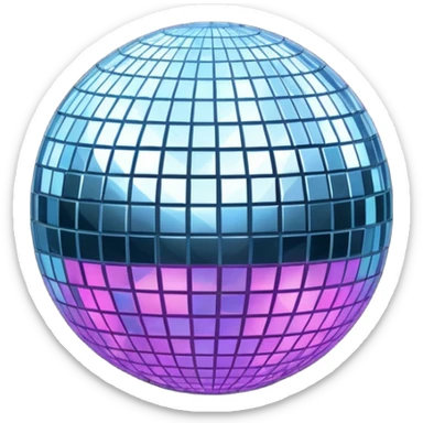 Disco Ball, Unicode U+1FAA9 + 1 sticker